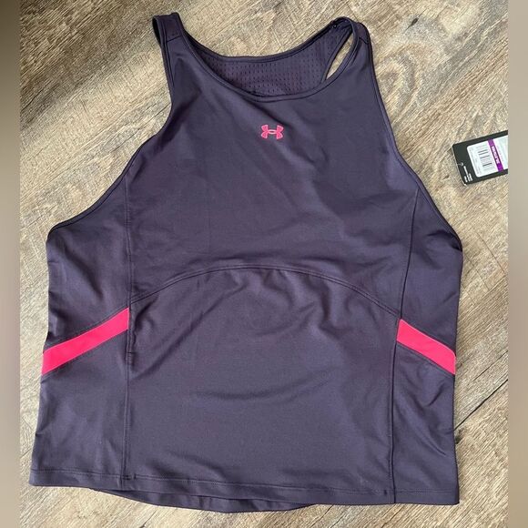 Under Armour Women's Mesh Tank Top-Size 2XL - Picture 1 of 9